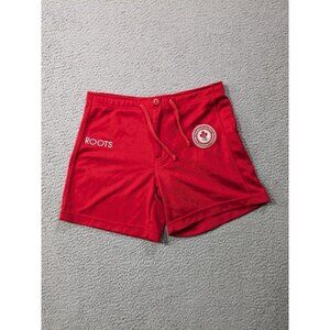 Roots Shorts Size XS Canadian Olympic Team Canada Olympics Drawstring Red